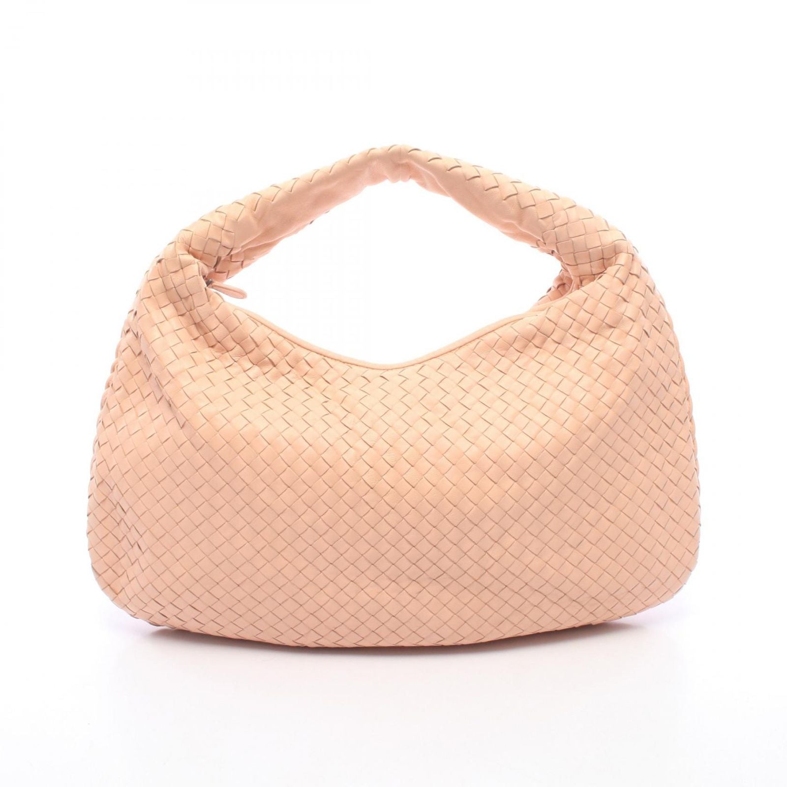 Bottega Veneta Shoulder Bag Intrecciato Light Pink Leather