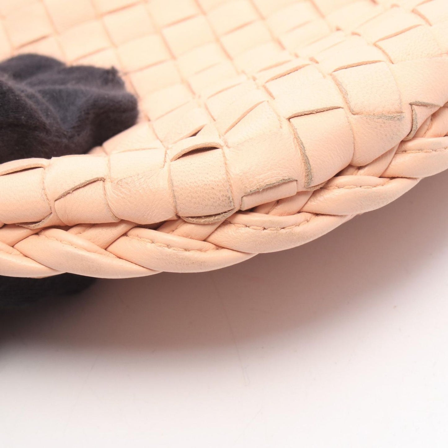 Bottega Veneta Shoulder Bag Intrecciato Light Pink Leather — view 7