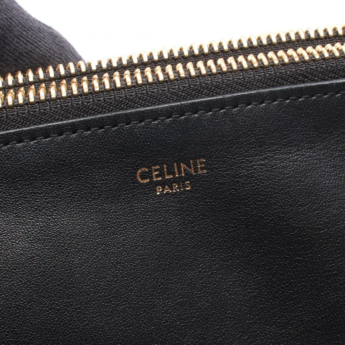 Celine Shoulder Bag Trio Large Black Leather — view 4