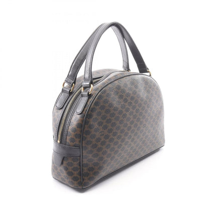 Celine Handbag Macadam Black Brown Leather — view 2
