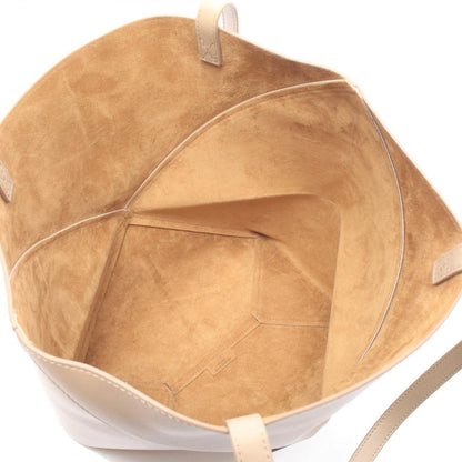 Loewe Tote Bag Puzzle Medium Beige Leather Fold — view 3