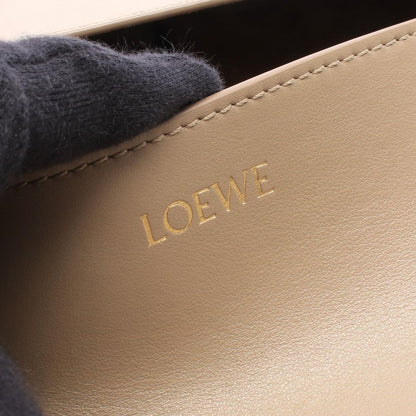 Loewe Tote Bag Puzzle Medium Beige Leather Fold — view 4