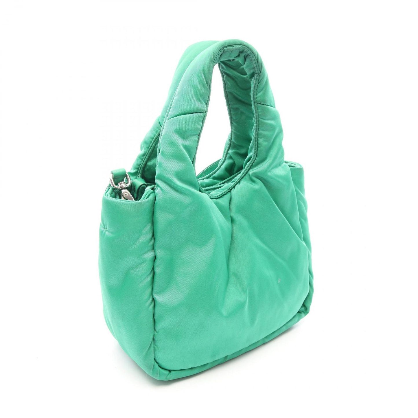 Prada Handbag Padded Green Nylon 2-Way Mini — view 2