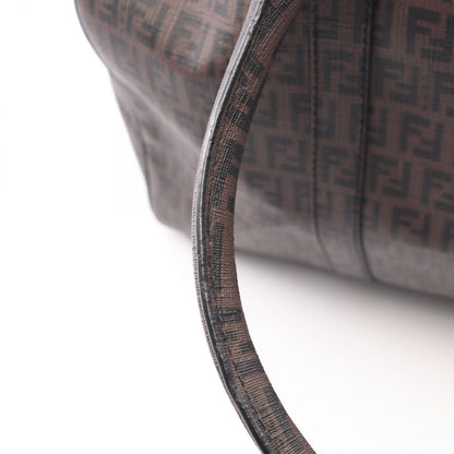 Fendi Boston Bag Zucchino Brown Black — view 7