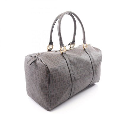 Fendi Boston Bag Zucchino Brown Black — view 2