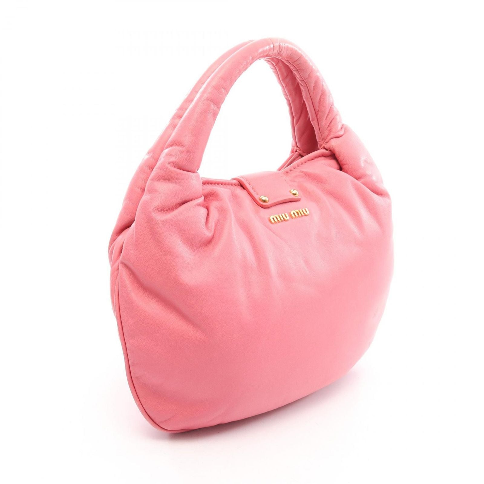 Miu Miu Handbag Pink Leather — view 2