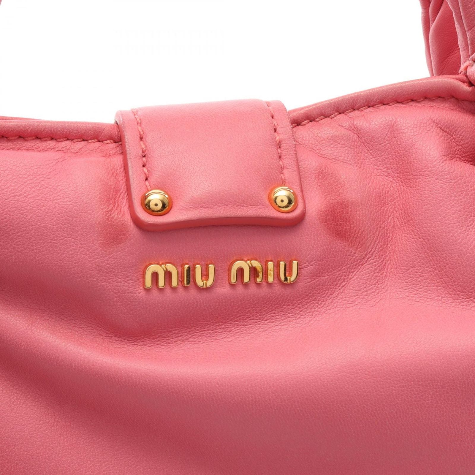 Miu Miu Handbag Pink Leather — view 8