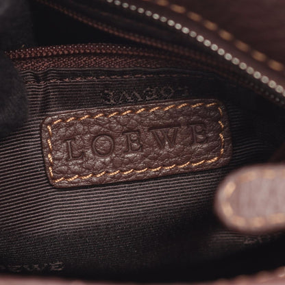 Loewe Shoulder Bag Senda Dark Brown Leather — view 4