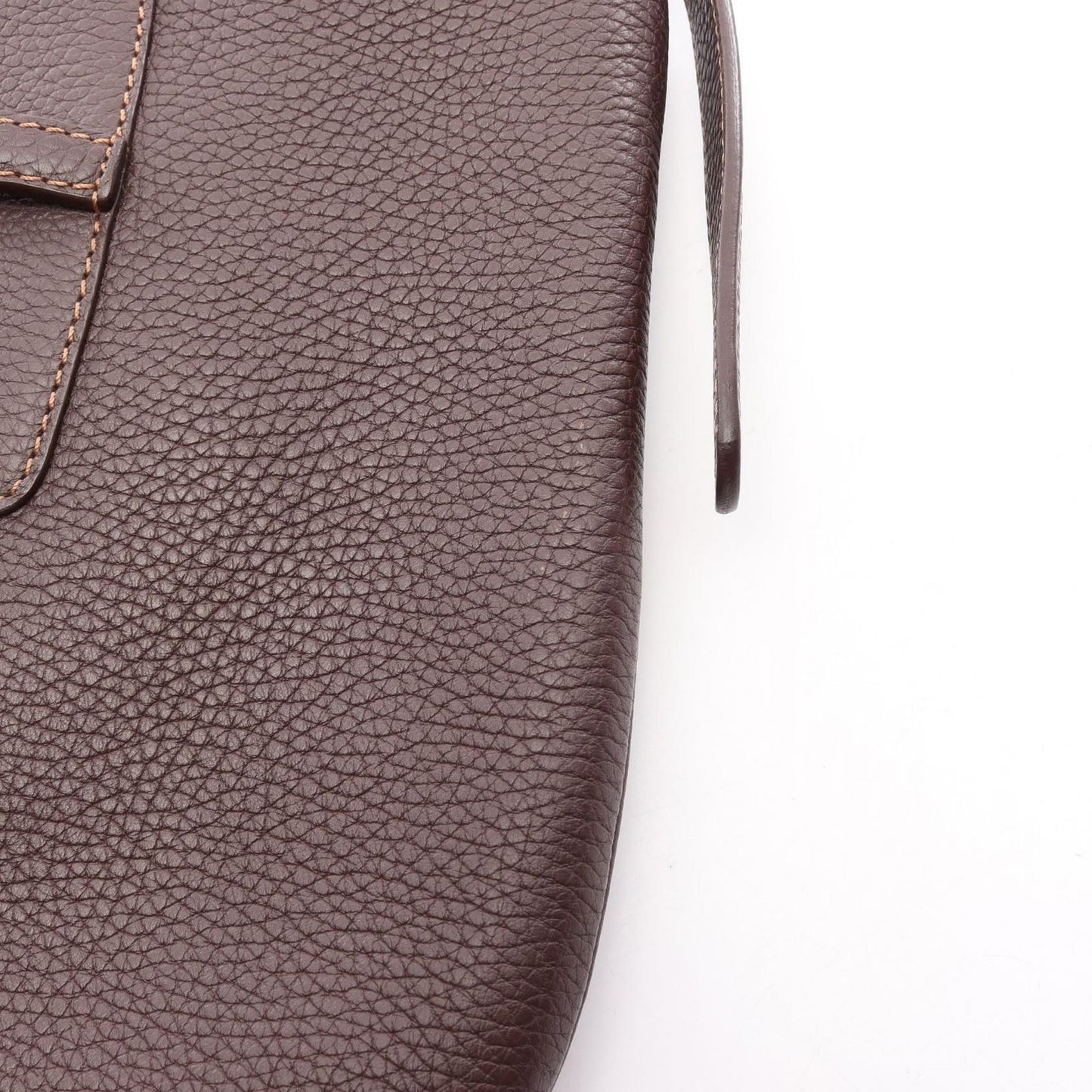Loewe Shoulder Bag Senda Dark Brown Leather — view 5