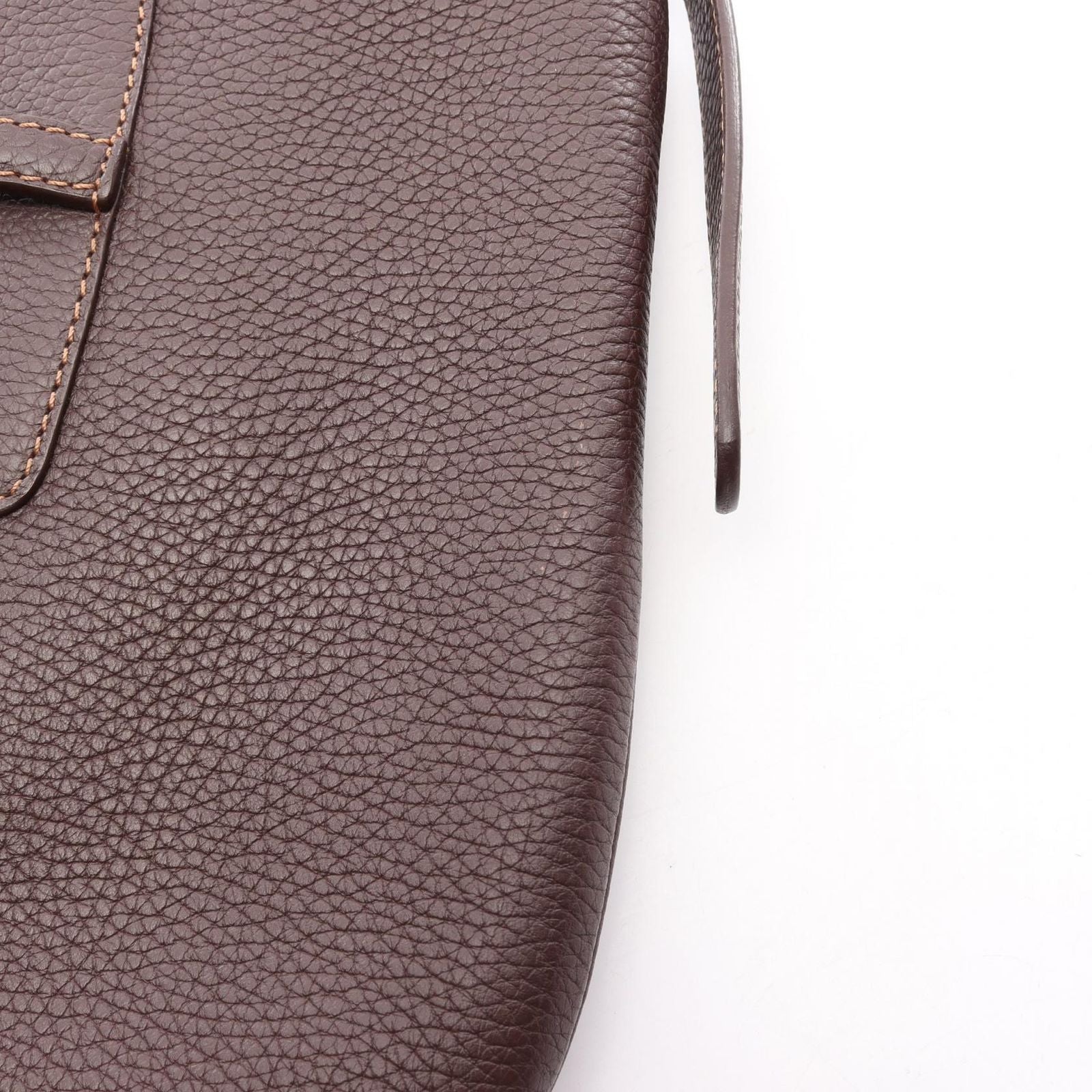 Loewe Shoulder Bag Senda Dark Brown Leather — view 5