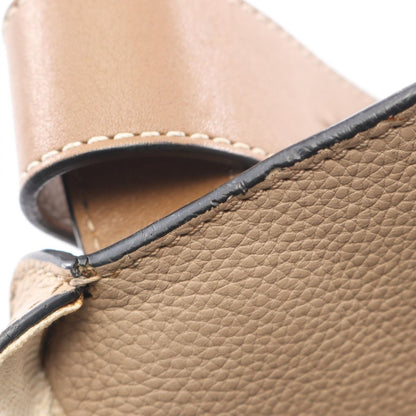 Loewe Handbag Hammock Medium 2-Way Beige Brown Leather Bag — view 6