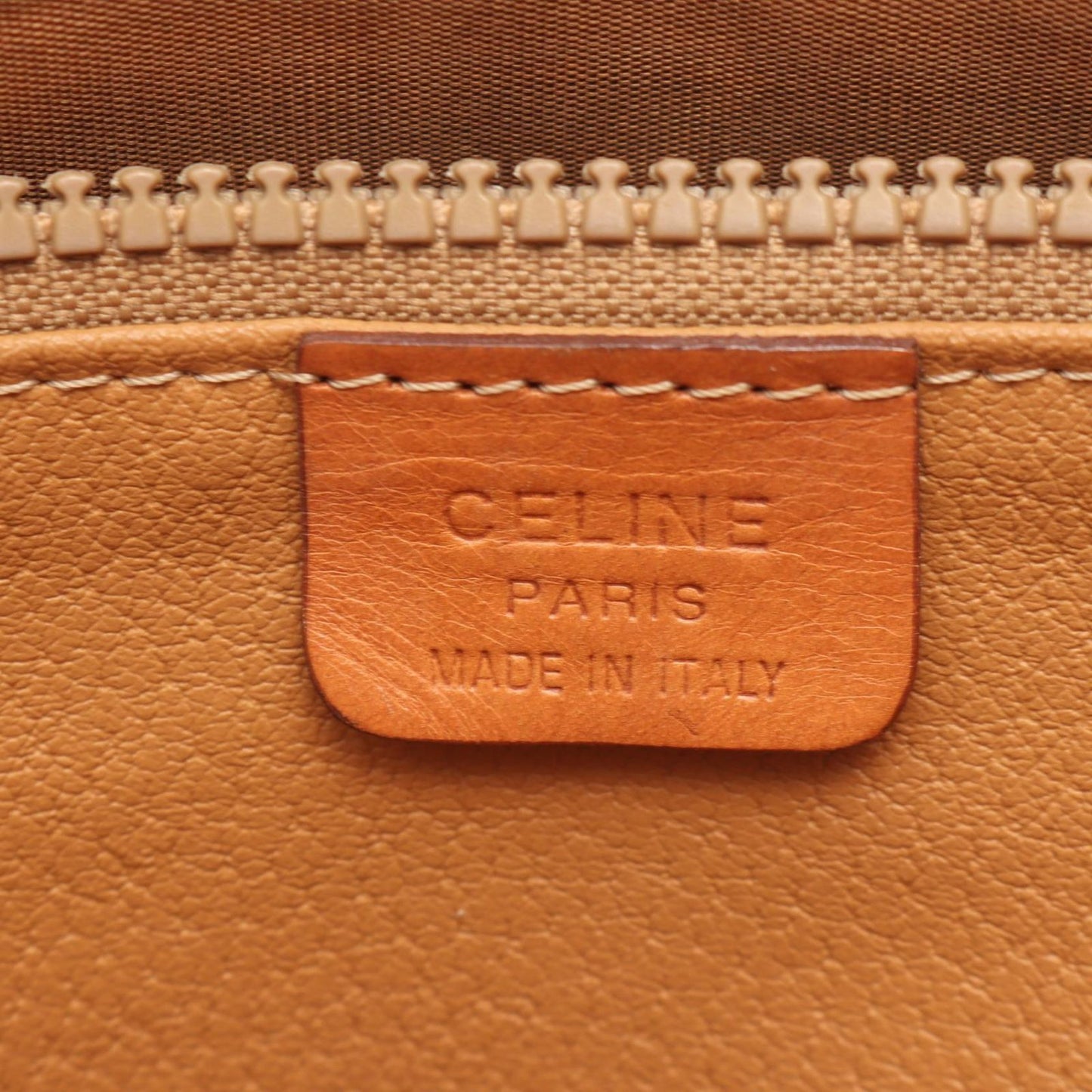 Celine Tote Bag Macadam Beige Brown Leather — view 4