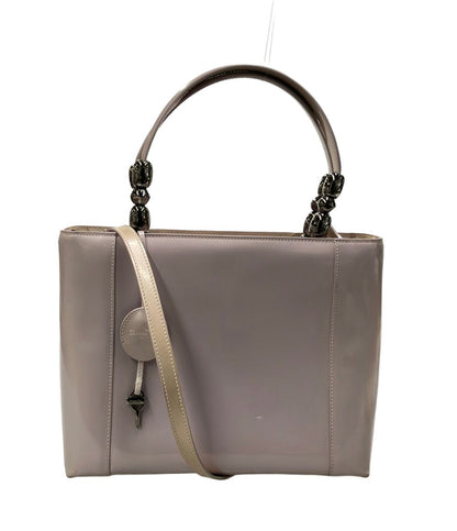 Dior 2-Way Shoulder Bag Patent Malice Pearl