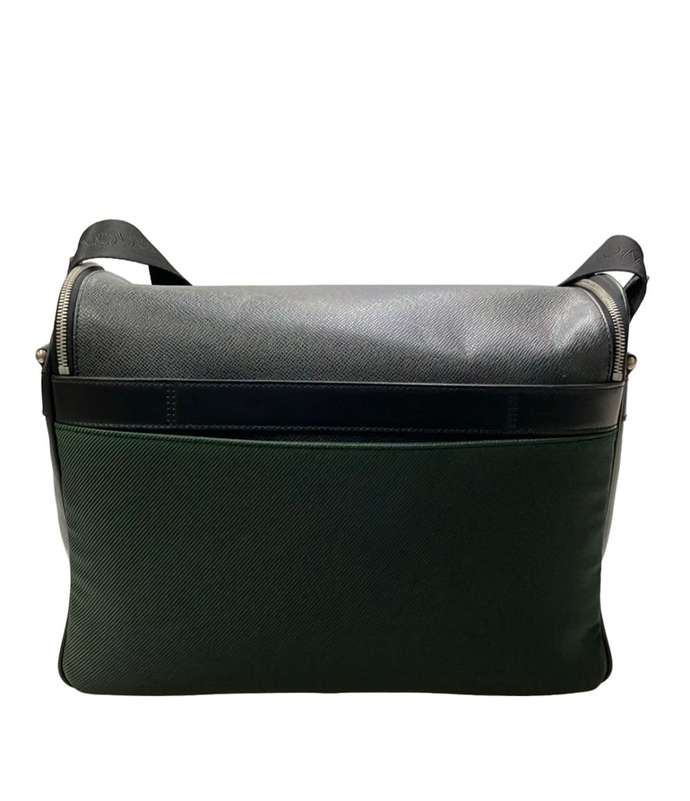 Louis Vuitton Shoulder Bag Crossbody Leather Taiga — view 2