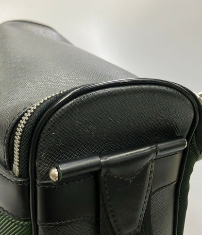 Louis Vuitton Shoulder Bag Crossbody Leather Taiga — view 8