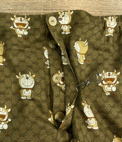 Gucci Silk 100% Shorts GG All Over Print Doraemon 46 — view 5