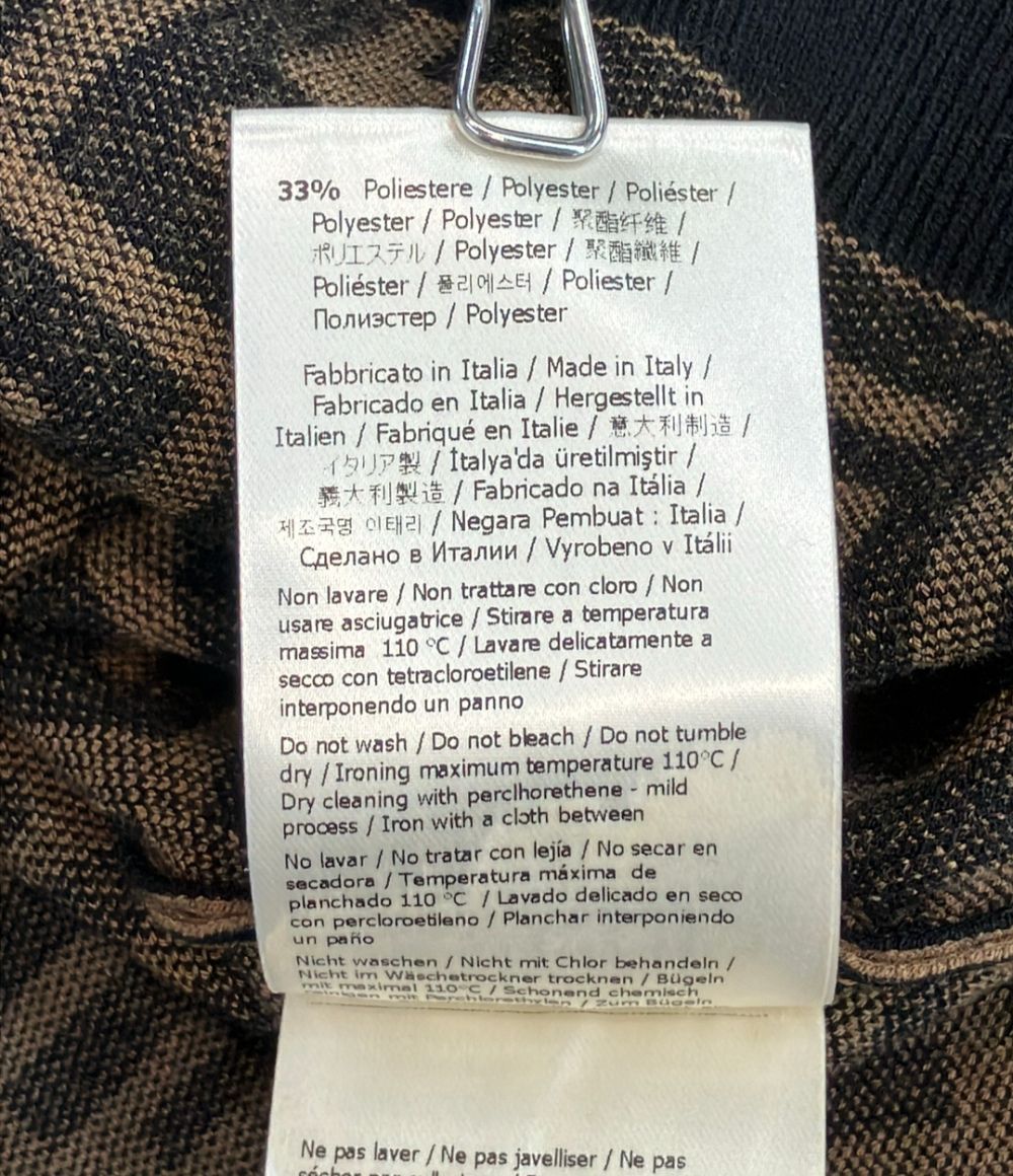 Fendi FF Motif Short Sleeve Knit 46 Sweater — view 5