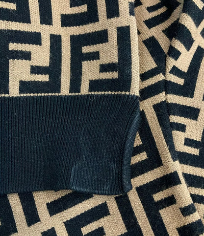 Fendi FF Motif Short Sleeve Knit 46 Sweater — view 6
