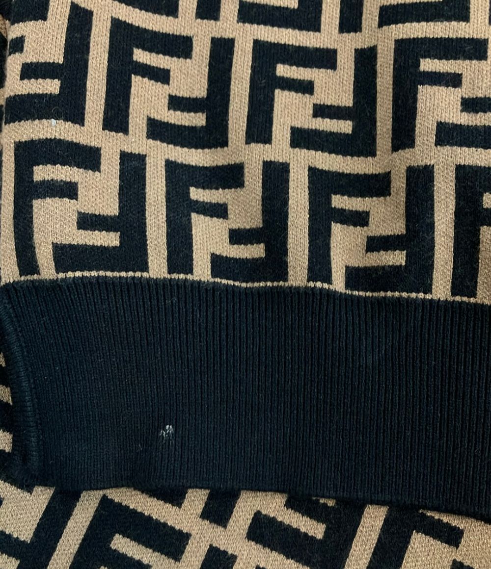 Fendi FF Motif Short Sleeve Knit 46 Sweater — view 7
