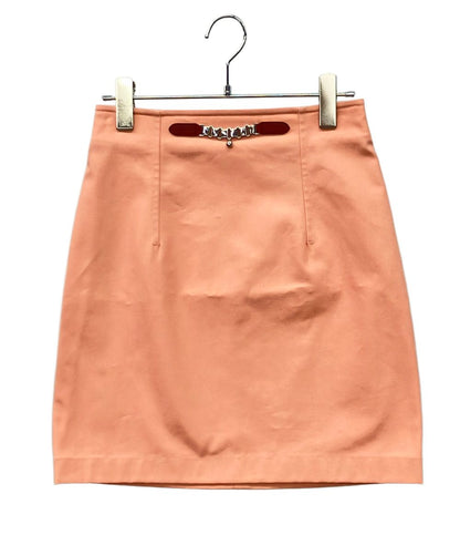 Hermes Metal Motif Buckle Short Skirt 34