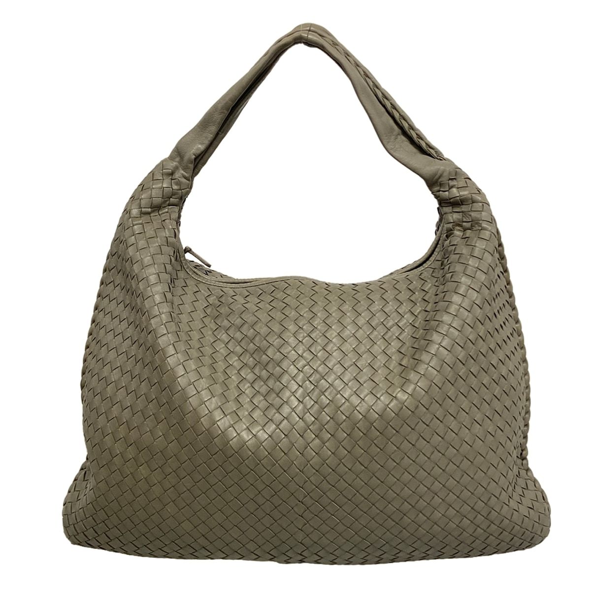 Bottega Veneta Handbag Large Bag Dark Gray Leather