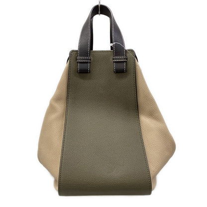 Loewe Handbag Hammock Medium Khaki Ivory Black Tricolor — view 3