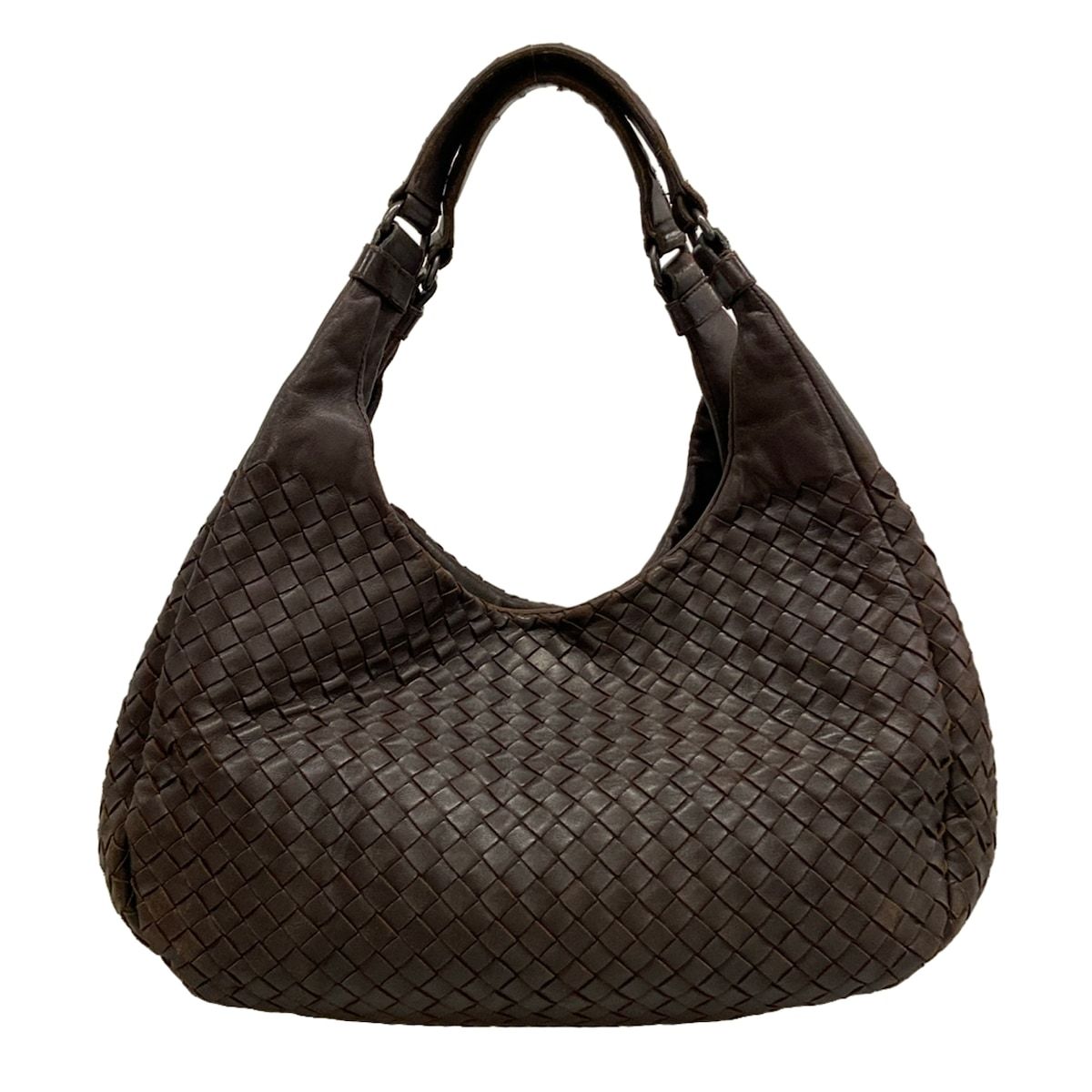 Bottega Veneta Tote Bag Medium Campana Dark Brown Leather