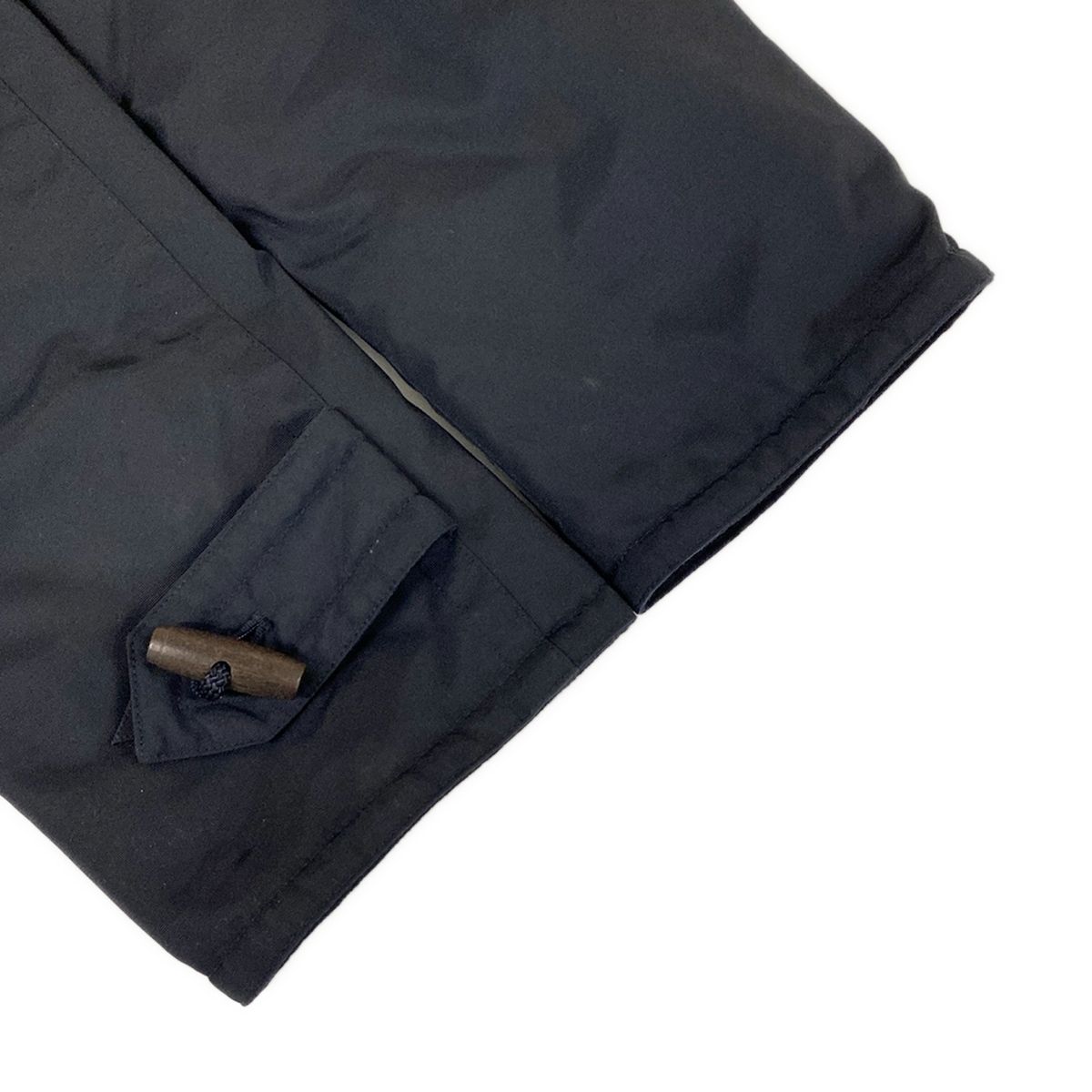 Hermes Duffle Coat L Black Long Sleeve 48 — view 5
