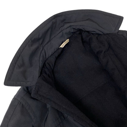 Hermes Duffle Coat L Black Long Sleeve 48 — view 7