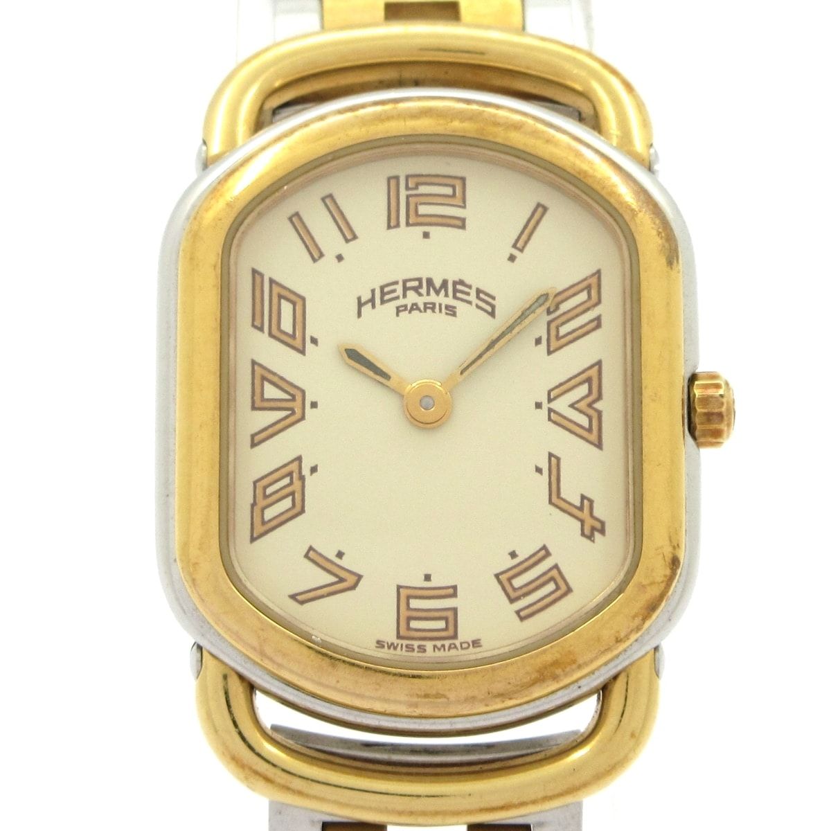 Hermes Watch Rallye Beige