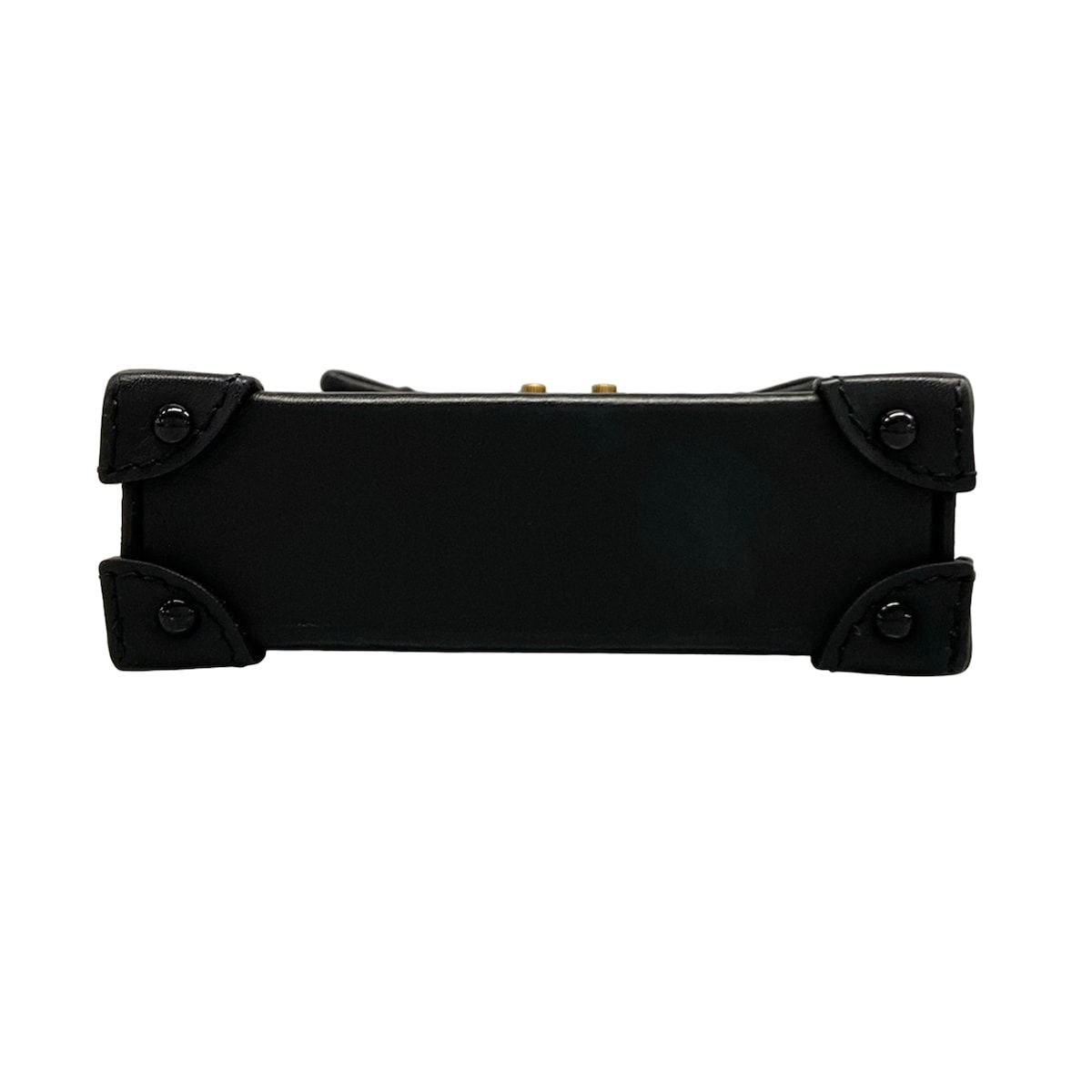 Louis Vuitton Shoulder Bag Monogram Pochette Trunk Vertical Black Leather — view 5