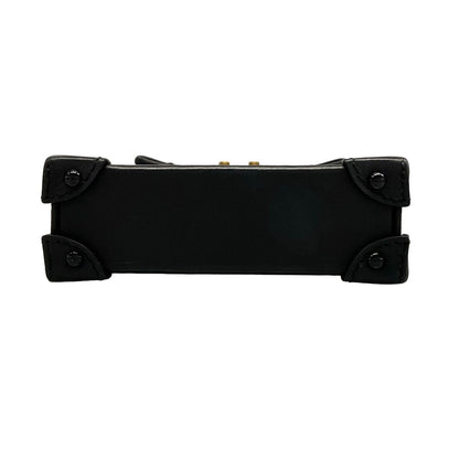 Louis Vuitton Shoulder Bag Monogram Pochette Trunk Vertical Black Leather — view 5