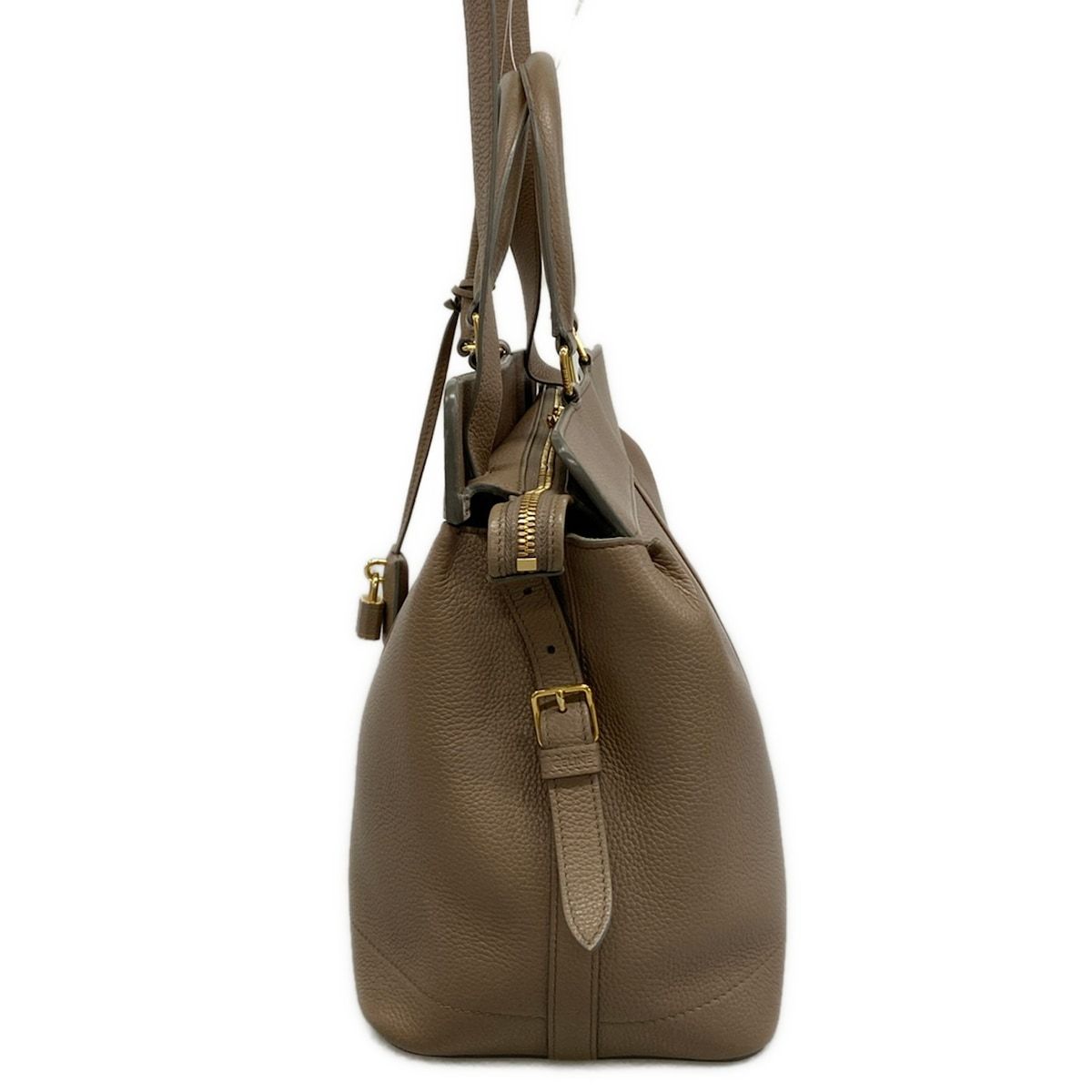 Celine Handbag Medium Cabas de France Bag Gray Beige — view 4