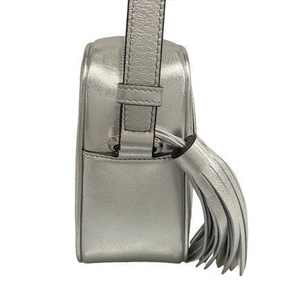 Gucci Shoulder Bag Blondie Silver Leather — view 2