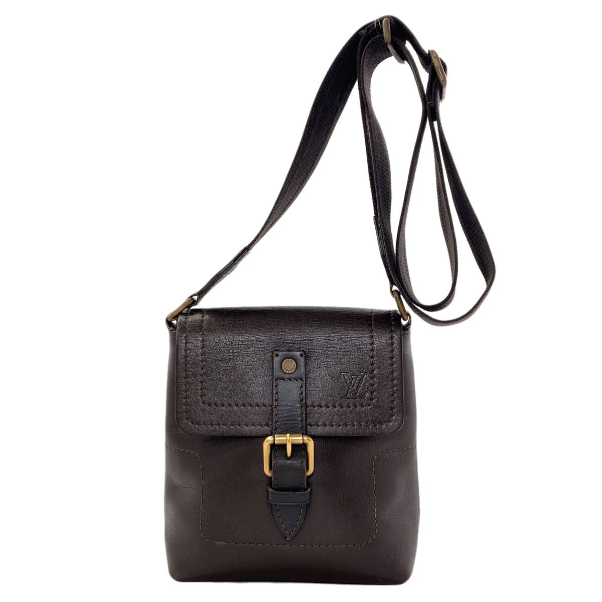 Louis Vuitton Utah Yuma Shoulder Bag Leather