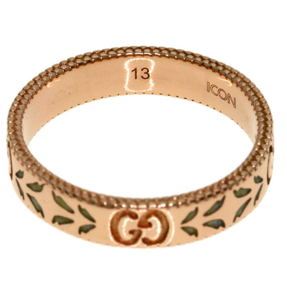 Gucci Icon Blue Diamond Ring 18k Pink Gold — view 6