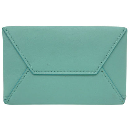 Tiffany & Co Mini Shopping Tote Leather Blue Handbag — view 4