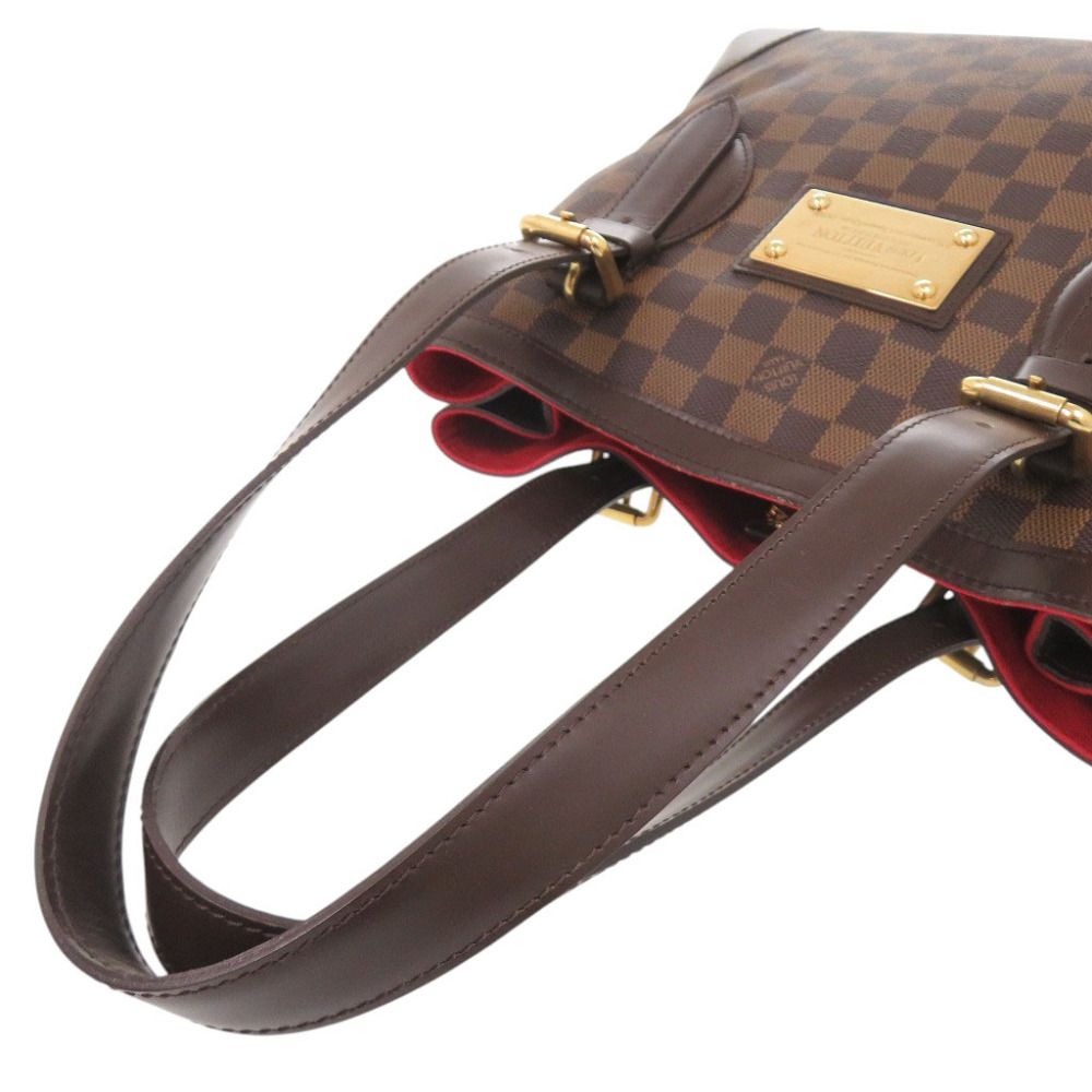 Louis Vuitton Hampstead MM Damier Brown Tote Bag — view 5