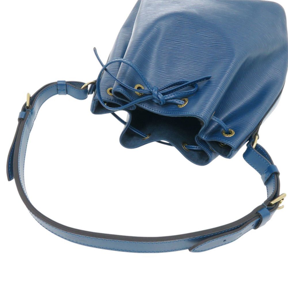 Louis Vuitton Petit Noe Epi Blue Shoulder Bag — view 6