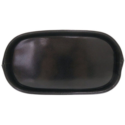 Versace Gianni 2-Way Leather Black Handbag Vanity Bag — view 4