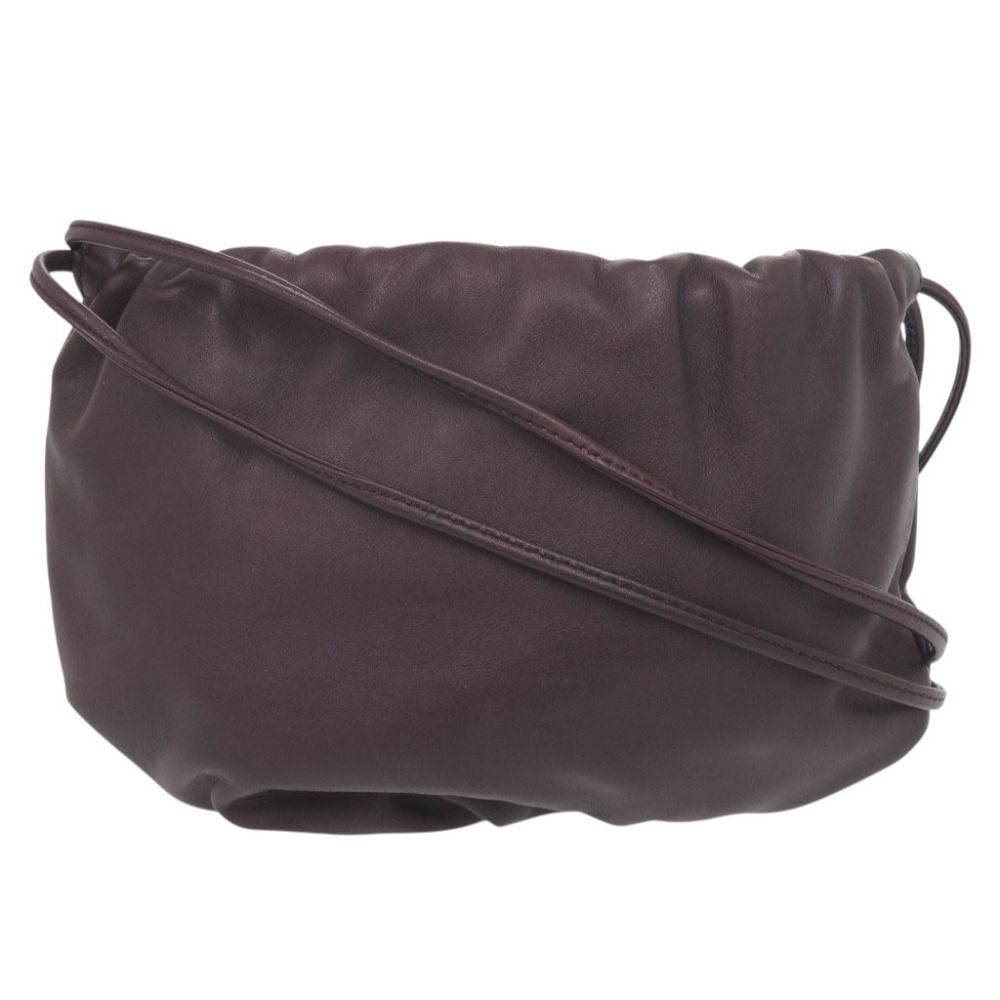 Bottega Veneta Mini the Valve Leather Purple Shoulder Bag