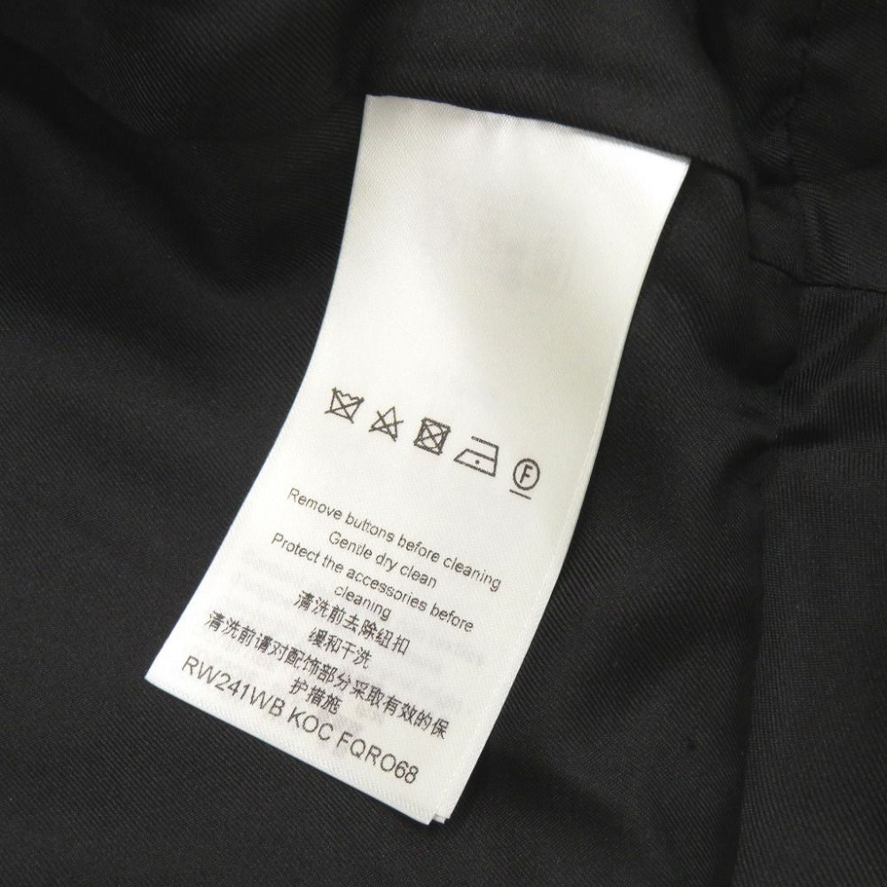 Louis Vuitton Jewel Button Dress Sleeveless Silk Black 34 — view 7