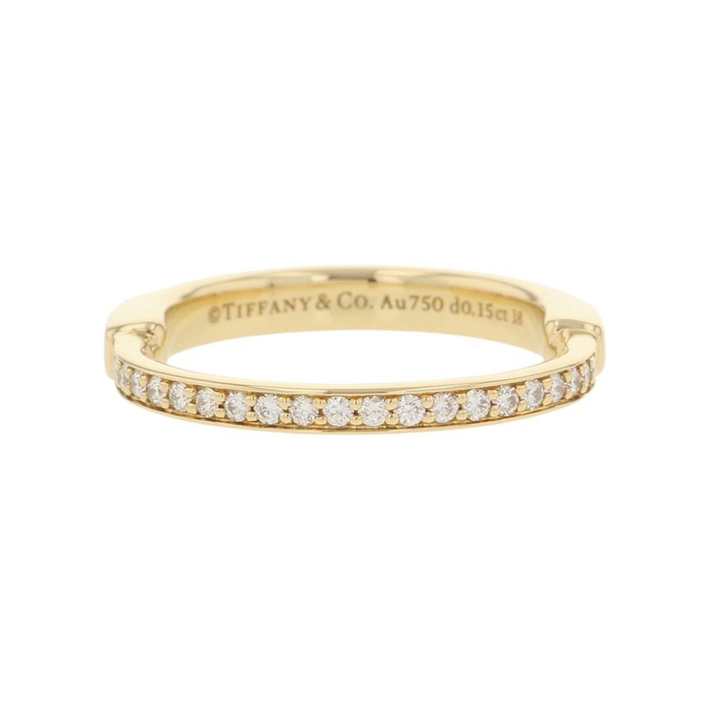 Tiffany & Co Ring Lock Diamond 18k Yellow Gold — view 2