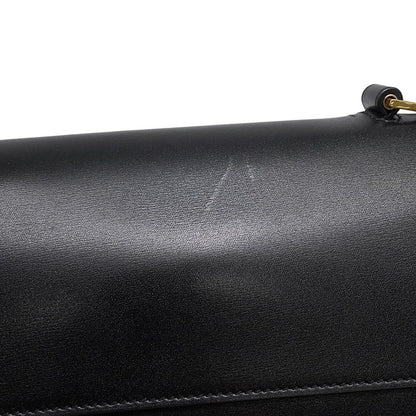 Saint Laurent Paris Handbag Manhattan Top Handle Box Calf Bag Black — view 7