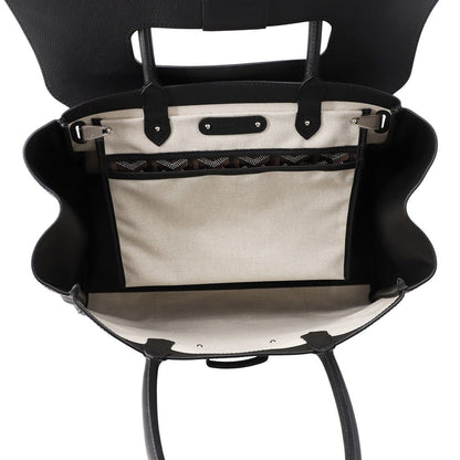 Goyard Handbag Saigon Leather Bag Black — view 5