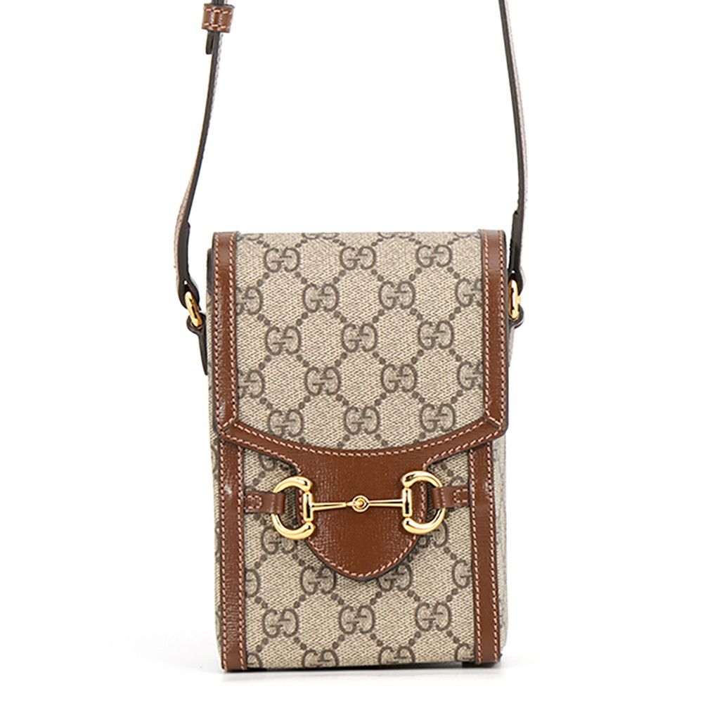 Gucci Shoulder Bag GG Supreme Horsebit 1955
