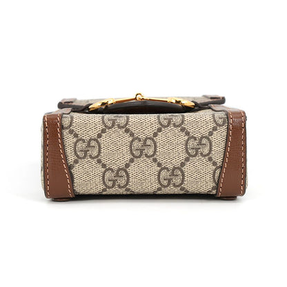 Gucci Shoulder Bag GG Supreme Horsebit 1955 — view 3