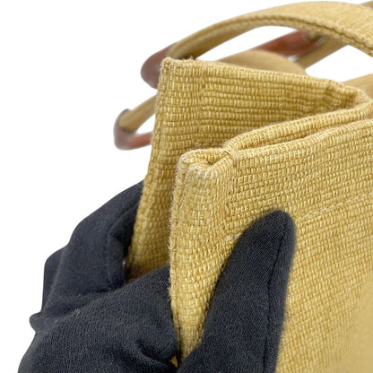 Celine Tote Bag Triomphe Cabas Thais Large Canvas Leather — view 8