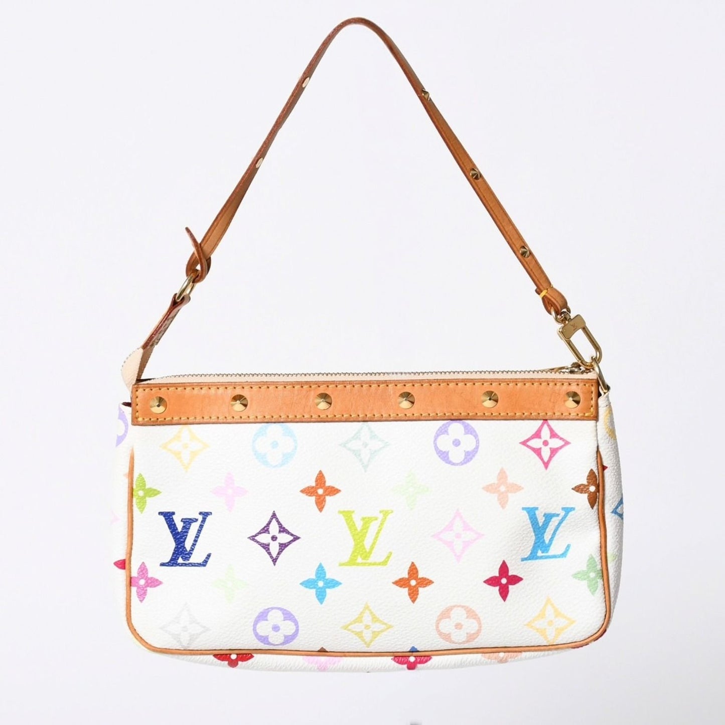 Louis Vuitton Pochette Accessoires Pouch Monogram Multicolor Takashi Murakami — view 2