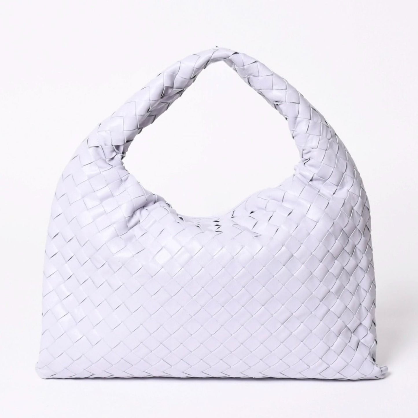 Bottega Veneta Small Hop Intrecciato Bag Leather Purple — view 2